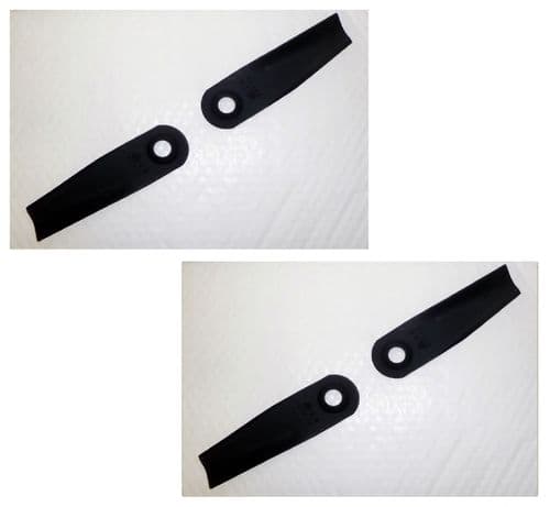 Westwood T1800 42" Ride On Mower Mini Cutter Cutting Blade Set of 4 Part 3770, 3771, SET 1 OF 2