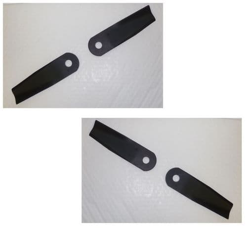 Westwood T1800 42" Ride On Mower Mini Cutter Cutting Blade Set of 4 Part 4870, 4871, SET 2 OF 2