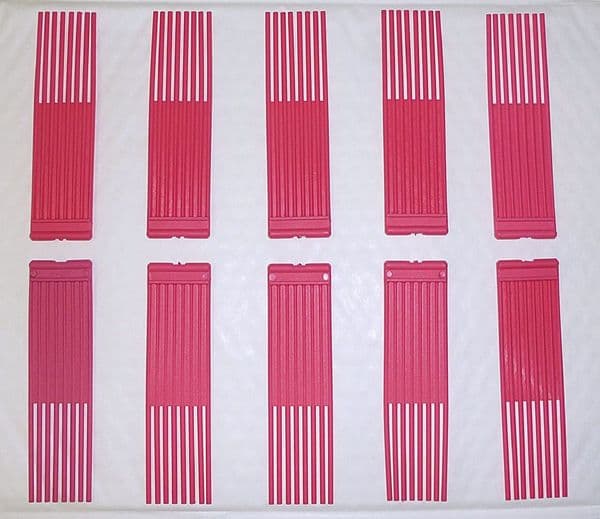 Westwood T1800 Ride on Mower PGC Collector Sweeper Bristles Brushes Pack Part no 14936301,14936300