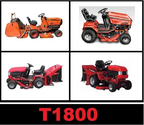 Westwood T1800, T1800H, T1800M, T1800-4WD Ride On Tractor Mower Parts and Spares