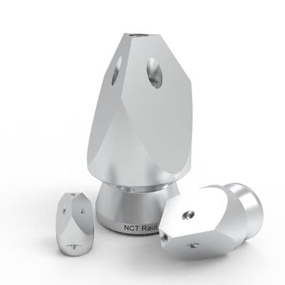 1" Female Raut Nozzle with TEM6 Ceramic Inserts