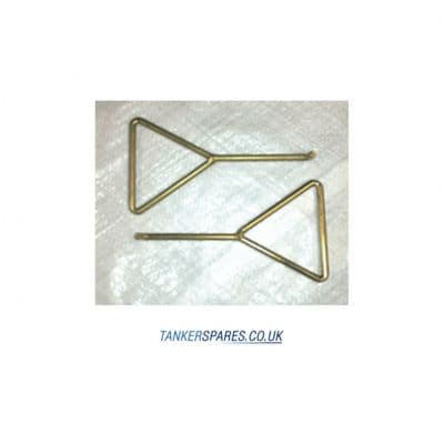 220mm Tall x 8mm Side Entry Hand Keys (Triangle Handle)