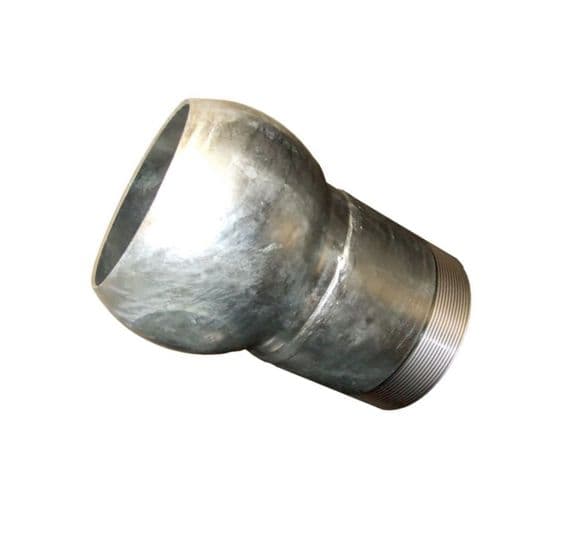 3" Male Bauer Galv on 3"BSP Male & Clamp Ring