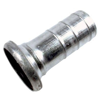 3.5" Female Bauer Stainless on 3" hose tail