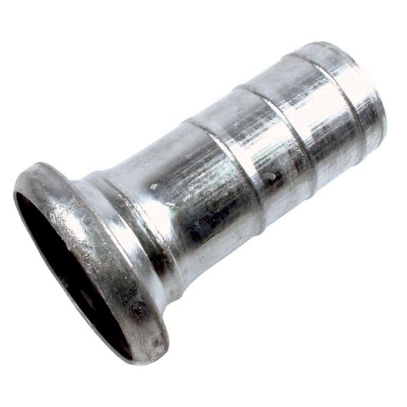 3.5" Female Bauer Stainless on 3" hose tail
