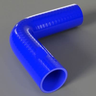 48mm Blue silicon 90 degree elbows