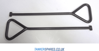610mm Tall Manhole Cover Hand Keys (Triangular Handle 140mm Wide)