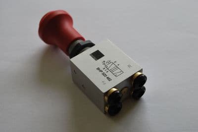 6mm PTO Valve Push/Pull Red/White