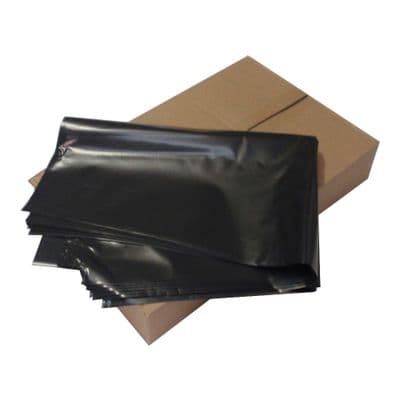 Compactor Sacks Black Polythene Extra Heavy Duty - Box of 100