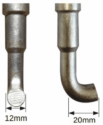 CoverUp 12mm  `J ` Shaped Tip Only