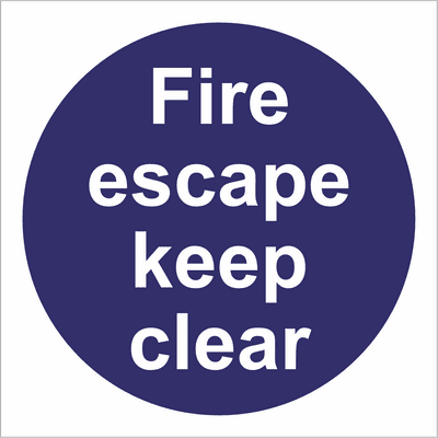 Fire Escape Keep Clear
