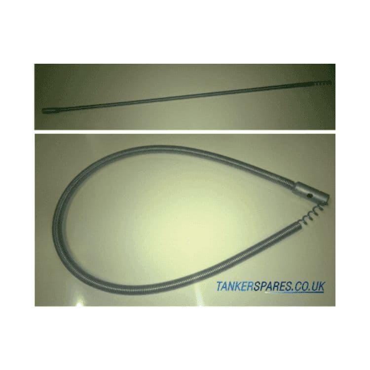 Flexible Coiled Spring Leading Rod - for use with 6mm Steelkane Rods