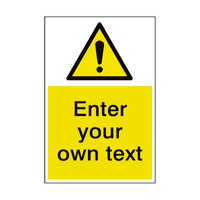 General Hazard Custom Hazard Sticker Portrait
