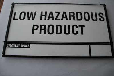 Holder Top Entry (Coated) & Sign (Complete)