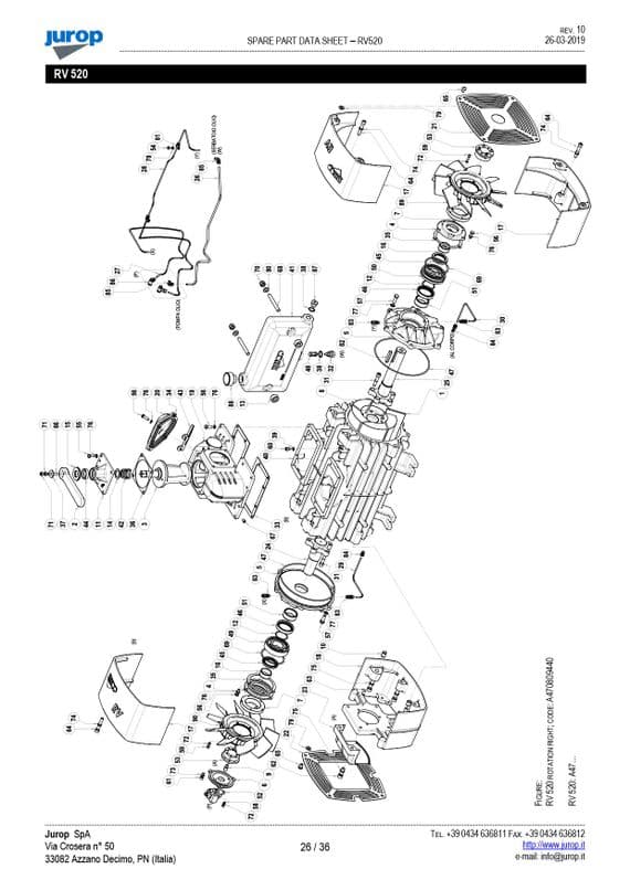 JUROP RV 520 EXPLODED DIAGRAM RING WITH YOUR REQUIREMENTS