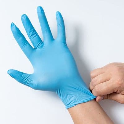 Nitrile Gloves - Box of 100 Pairs - Large