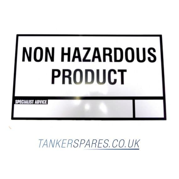 Non Hazchem Hazard Aluminium Sign Only