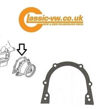 1.5 - 1.8 Crank Flange To Block Gasket 026103181B Inc Diesel Mk1/2/3 Golf, Jetta, Caddy, Scirocco