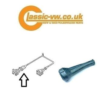 2 Pin Plug Boot 54mm Long 810972525, Mk1/2 Golf, Jetta, Caddy, Audi 80