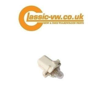 2.0w Dash Bulb, White Housing 431919040A Mk1 / 2 Golf, Jetta, Caddy, Scirocco