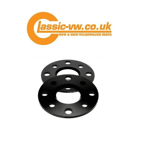 4x100 Wheel Spacers 5mm Black