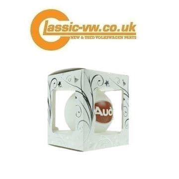 Audi Retro Christmas Bauble "All I Want For Christmas Is a Quattro"