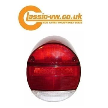 Beetle Rear Light Lense 72-79 Red/Clear 135945223RC