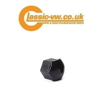 Black Wheel Nut Cover 17mm