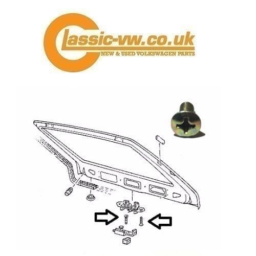 Boot Catch & Latch Fixing Screws N0330401 (Stainless) Mk1 Golf, Jetta, Scirocco, Audi 80