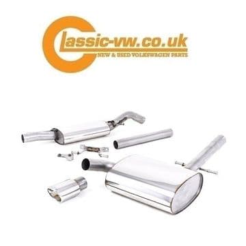 Corrado G60 Milltek Exhaust Resonated With Polished Oval Tip MCXVW220