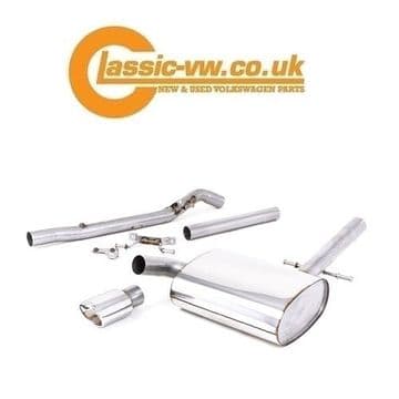 Corrado VR6 Milltek Exhaust Non Resonated With Polished Oval Tip MCXVW219 (Post 1992)