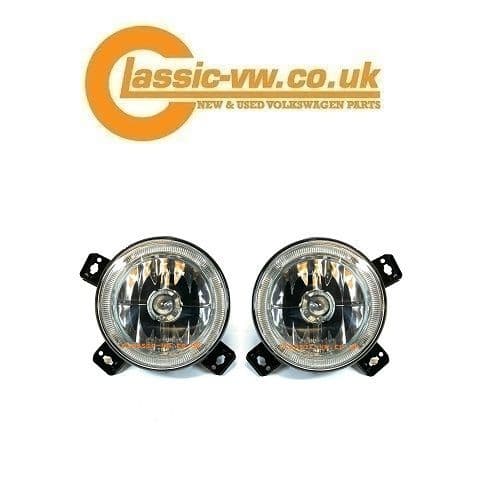 Crystal Clear Halo/Angel Eye Grille Spotlight Mk1 Cabriolet & Mk2 Golf