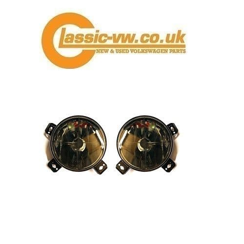 Crystal Cross Hair Smoked Grille Spotlight Mk1 Cabriolet & Mk2 Golf