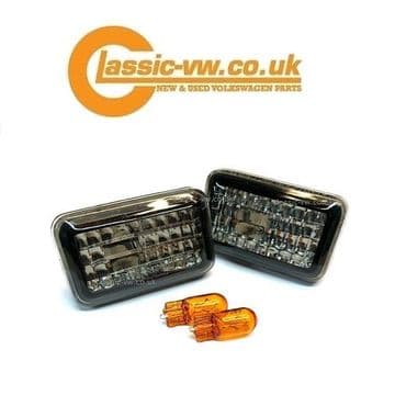 Crystal Smoked Side Repeater Set With Bulbs