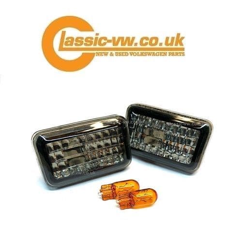 Crystal Smoked Side Repeater Set With Bulbs