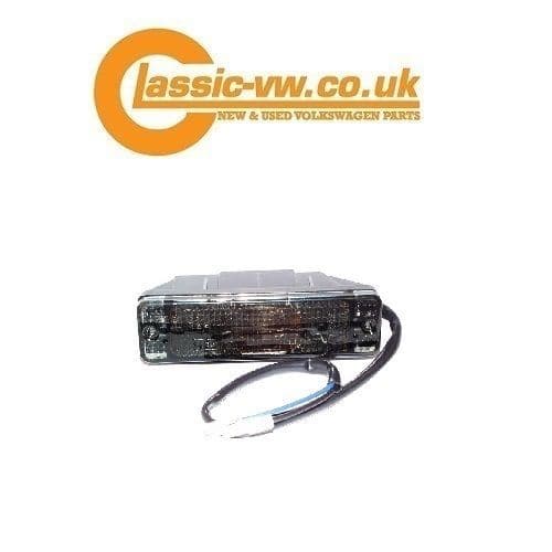 Front Bumper Indicator Housing + Smoked Lens 171953055C Mk1 Golf, Mk2 Golf, Polo, Jetta, Caddy