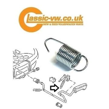 Front Seat Lock Pin Return Spring 113881275C Mk1 / 2 Golf, Caddy, Jetta, Audi 80, 90