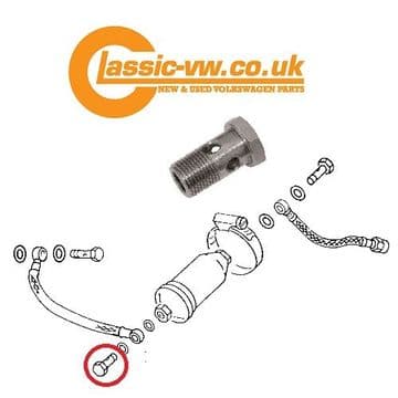 Fuel Filter ~ Fuel Pipe Banjo Bolt N90083601