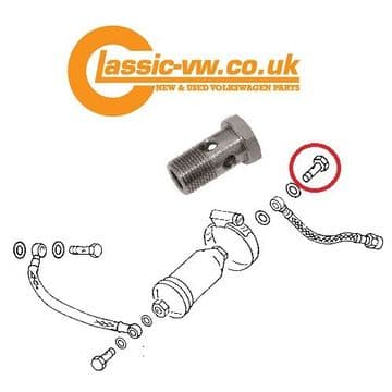 Fuel Pipe ~ Fuel Filter Banjo Bolt N90358003