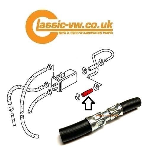 Fuel Pipe Reducer 11-9mm 533201543 Mk1 Golf Cabriolet, Scirocco