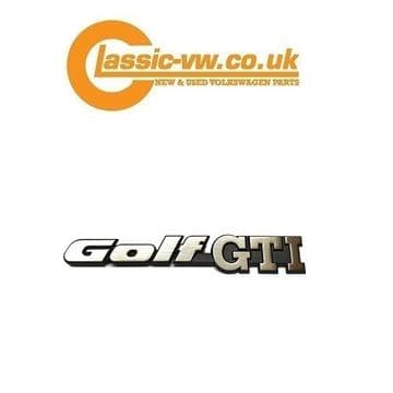 Golf GTI Rear Badge 191853687N Mk2 88-93