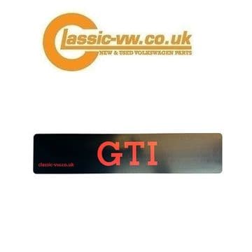 GTI Show Plate