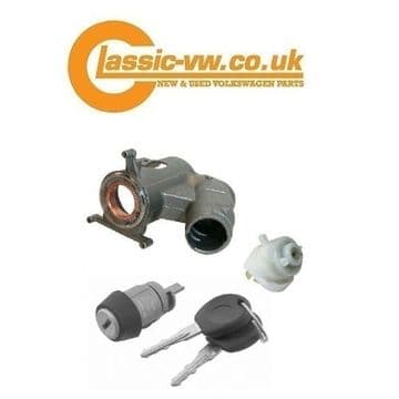 Ignition Lock Housing Complete , Mk1/2 Golf, Jetta, Scirocco, Caddy T25 321905851D Kit