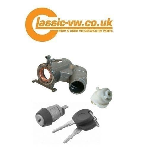 Ignition Lock Housing Complete , Mk1/2 Golf, Jetta, Scirocco, Caddy T25 321905851D Kit