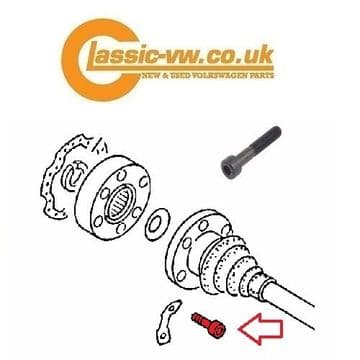 Inner CV Securing Bolt N91108201 (Genuine)