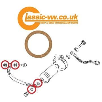 M12 Copper Washer N0138128