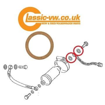 M14 Copper Washer 049133696B