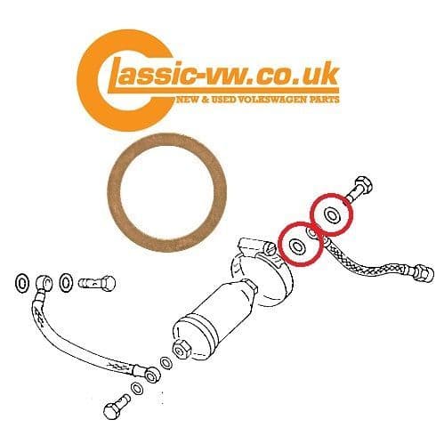 M14 Copper Washer 049133696B