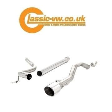 MILLTEK SSXVW483 UP! GTI Cat Back GT90 Polished Trim Non Res