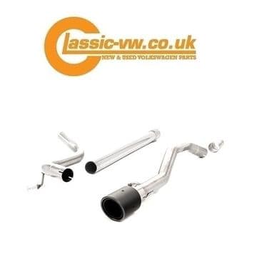 MILLTEK SSXVW487 UP! GTI Cat Back JET90 Carbon Trim Non Res